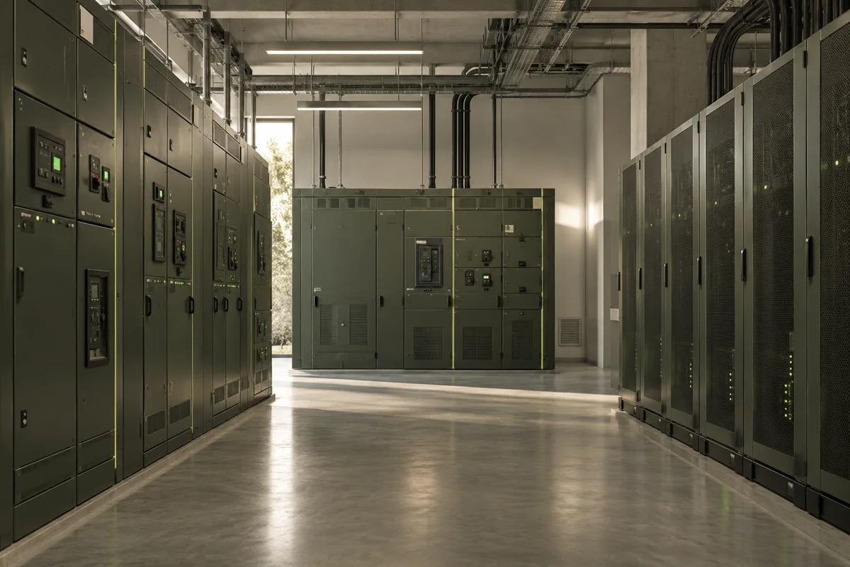 Power infrastructure coordination — concept rendering