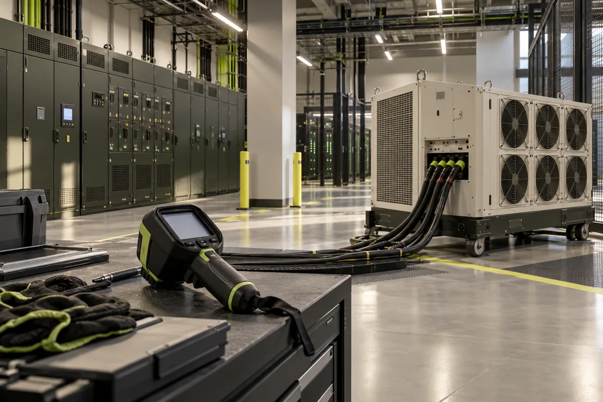 Commissioning & handover coordination — concept rendering